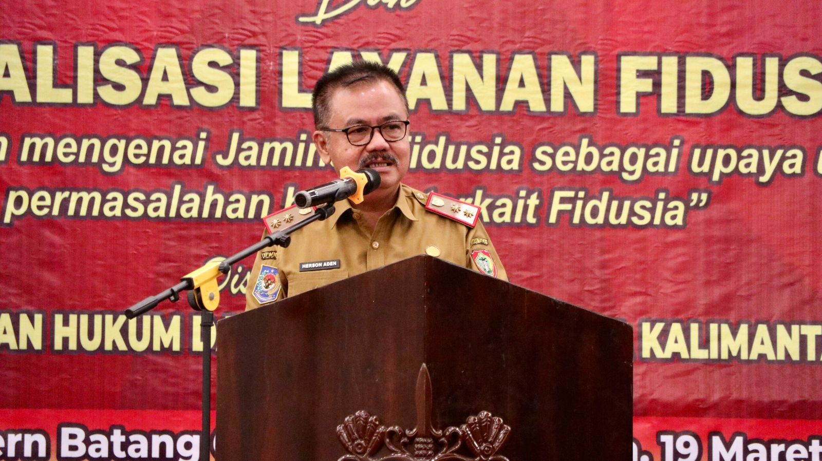 Plh. Pemkesra Herson B. Aden Harapkan Jajaran Gugus Tugas Daerah Bisnis dan HAM Dapat Kerja Sama Dengan Baik Dalam Menyusun Rencana dan Program Gugus Tugas Daerah