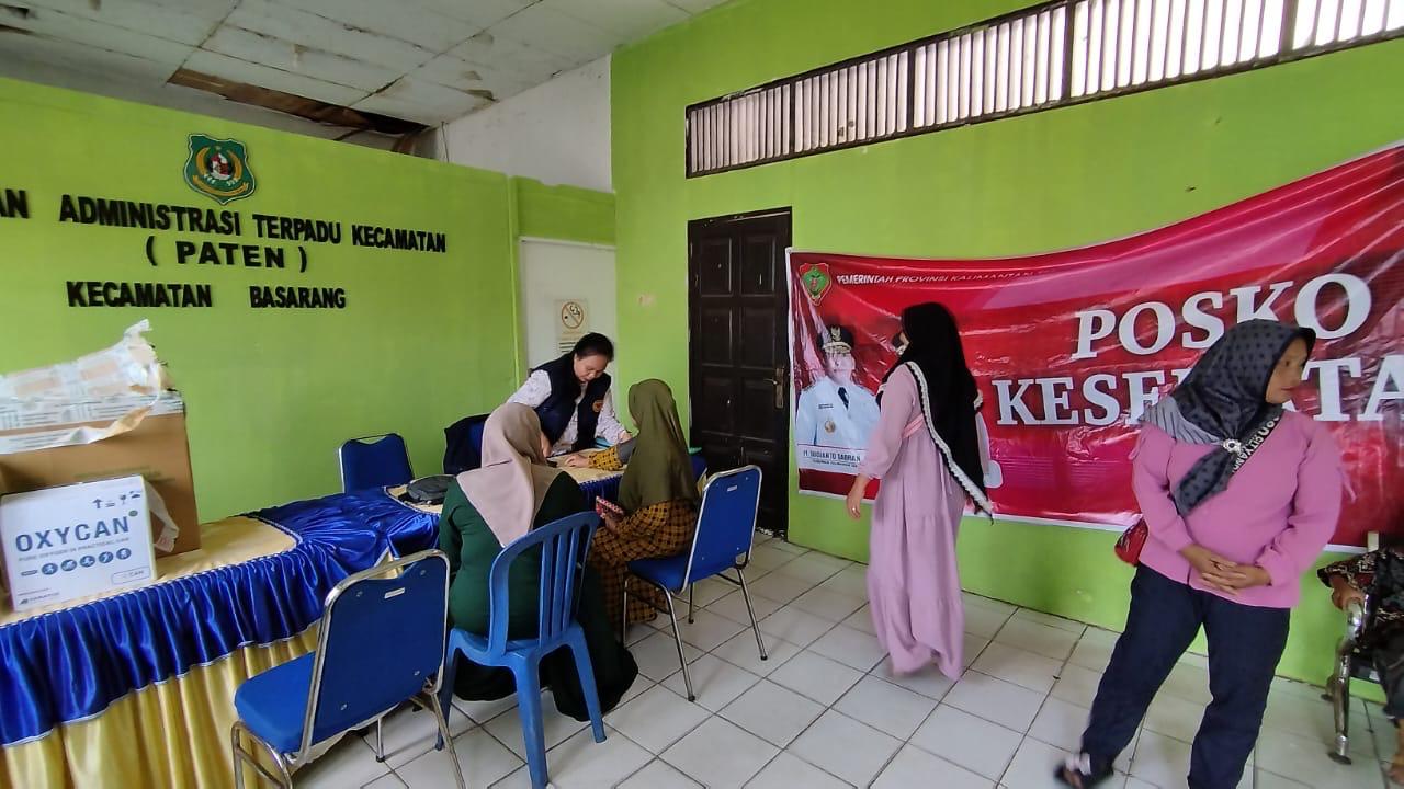 Pembukaan Pasar Murah di Kabupaten Pulang Pisau, RSJ Kalawa Atei Turut Partisipasi dengan Buka Posko Kesehatan