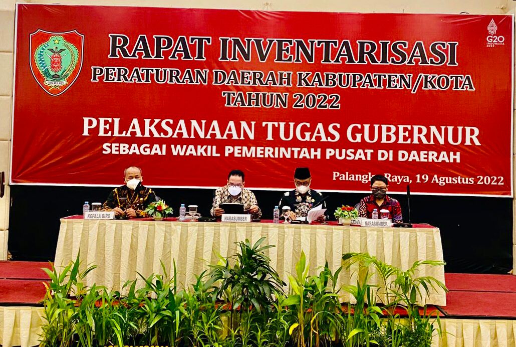 Rapat Inventarisasi Peraturan Daerah Kabupaten/Kota Se-Kalteng