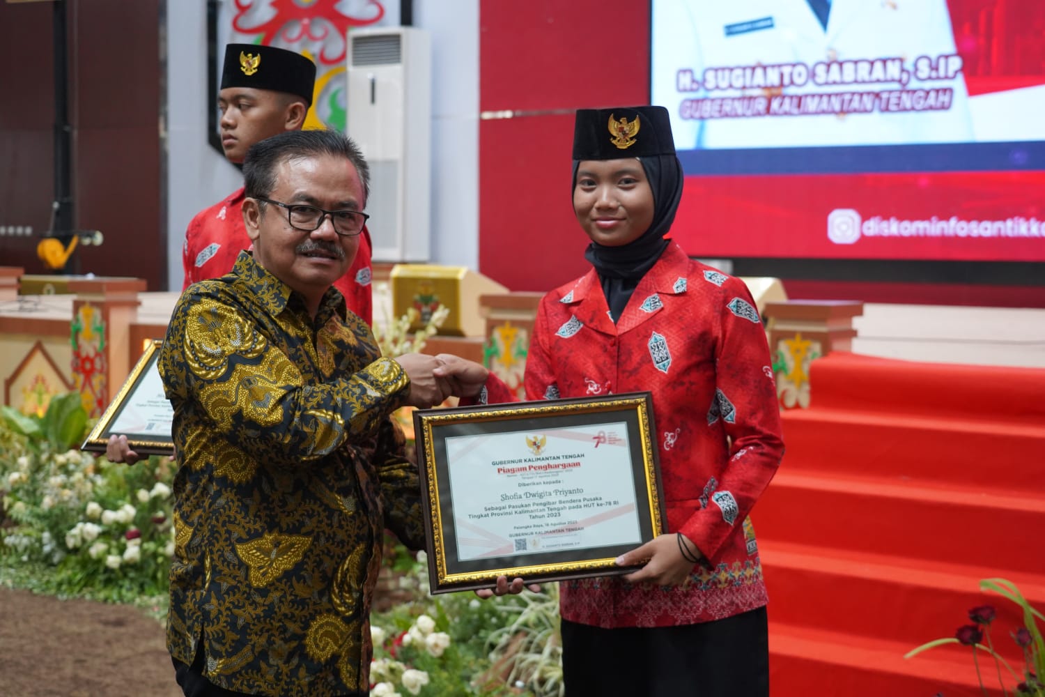 Sahli Herson B Aden Hadiri Acara Ramah Tamah Bersama Pasukan Pengibar Bendera Pusaka (Paskibraka)