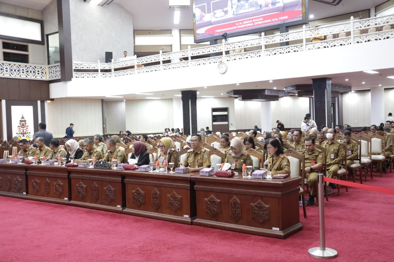 Wagub Kalteng Edy Pratowo Hadiri Rapat Paripurna ke-12 Masa Persidangan II Tahun Sidang 2024