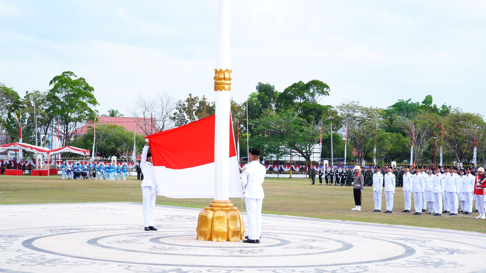 Kaban Kesbangpol Kalteng Katma F. Dirun Apresiasi yang Mendalam Kepada Pasukan Pengibar Bendera Pusaka