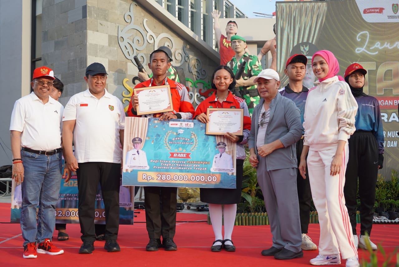 Gubernur Kalteng Sugianto Sabran Launching TABE Wirausaha dan Buka Pasar Murah untuk Mahasiswa