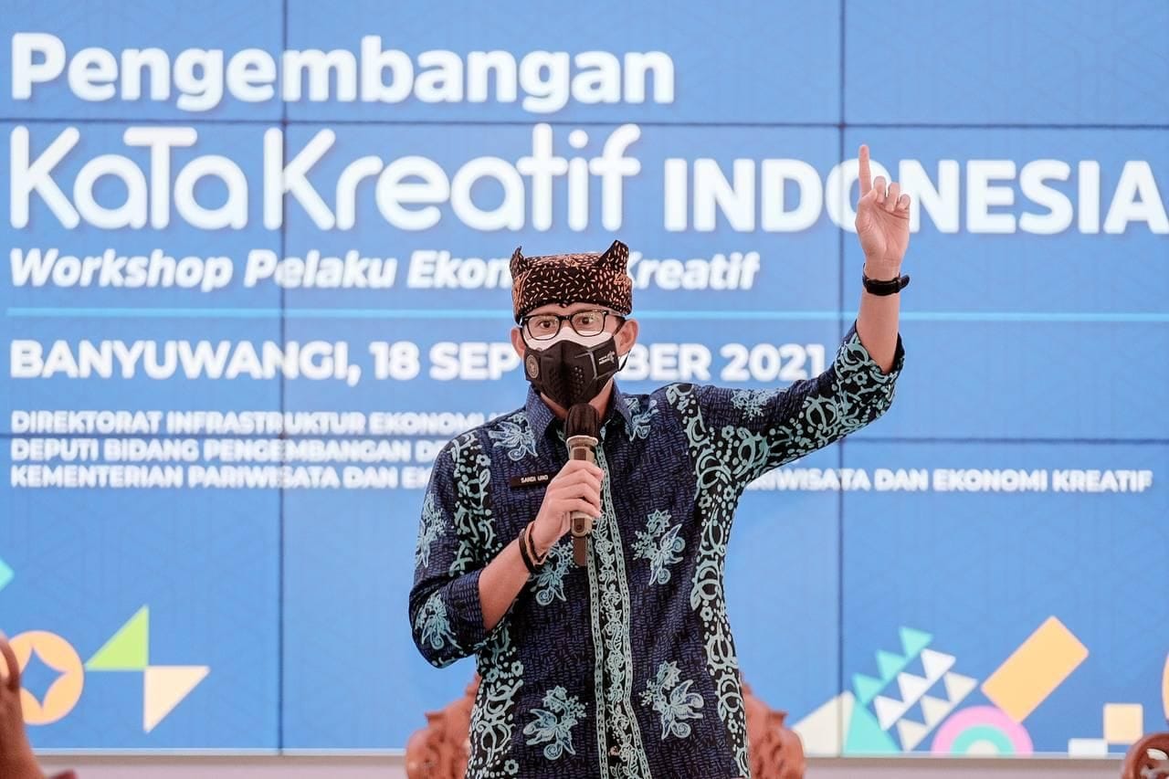 Menparekraf Sandiaga Uno inginkan ekraf juga menjadi sektor andalan