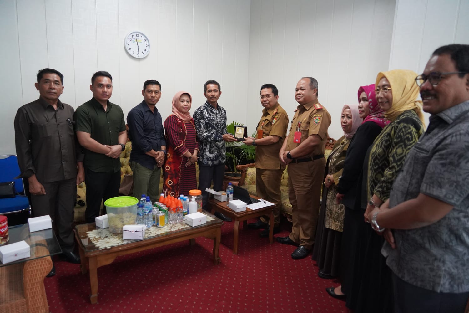 Asisten Pemkesra Kaspinor Terima Kunker Rombongan Komisi I DPRD Kabupaten Barito Kuala