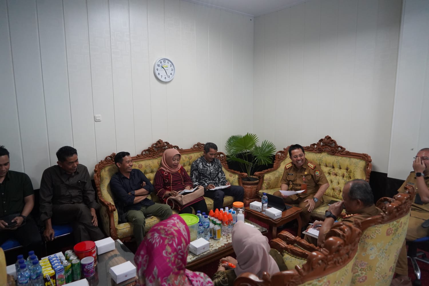 Asisten Pemkesra Kaspinor Terima Kunker Rombongan Komisi I DPRD Kabupaten Barito Kuala
