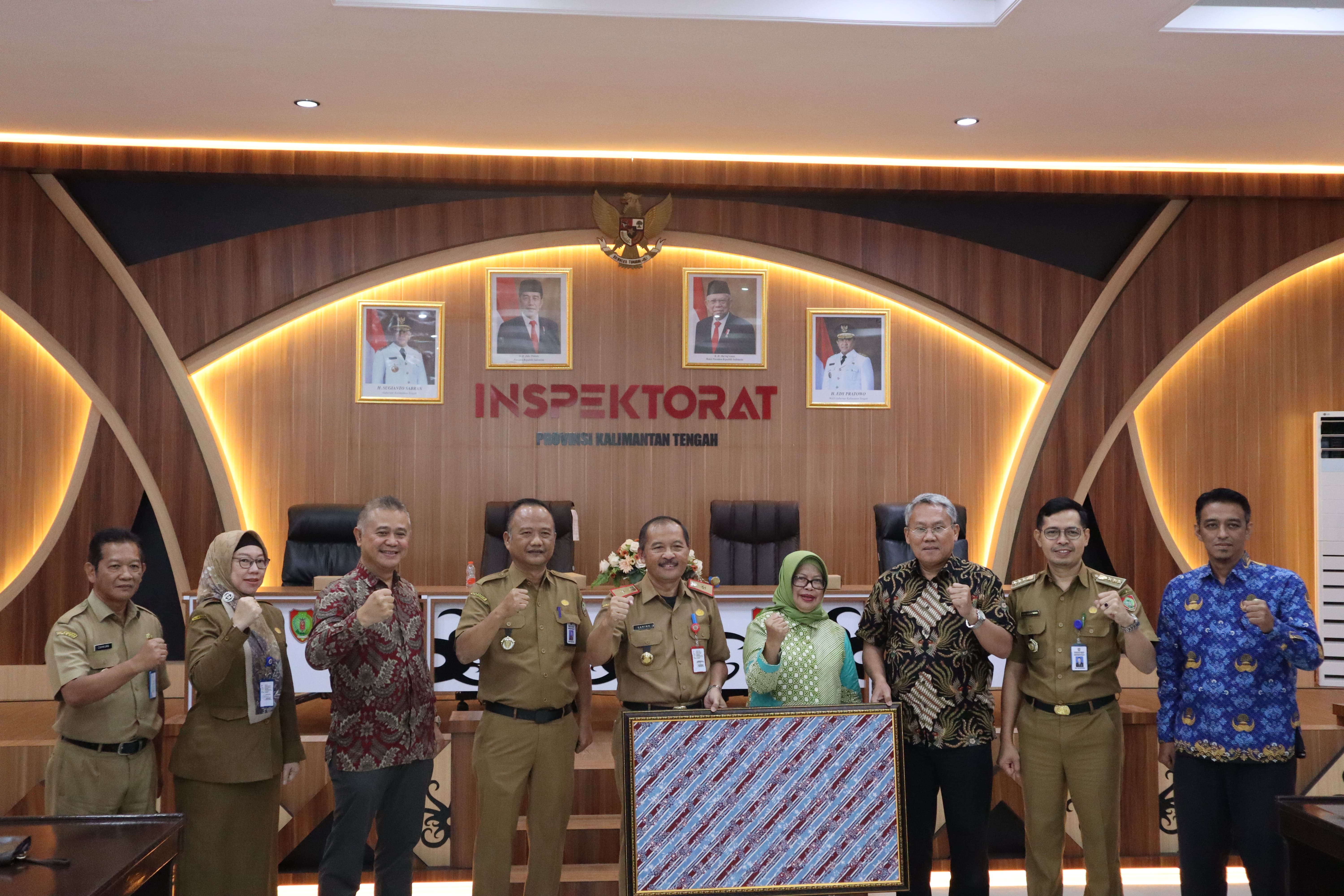 Inspektur Daerah Prov. Kalteng Saring Buka Entry Meeting Telaah Sejawat Eksternal