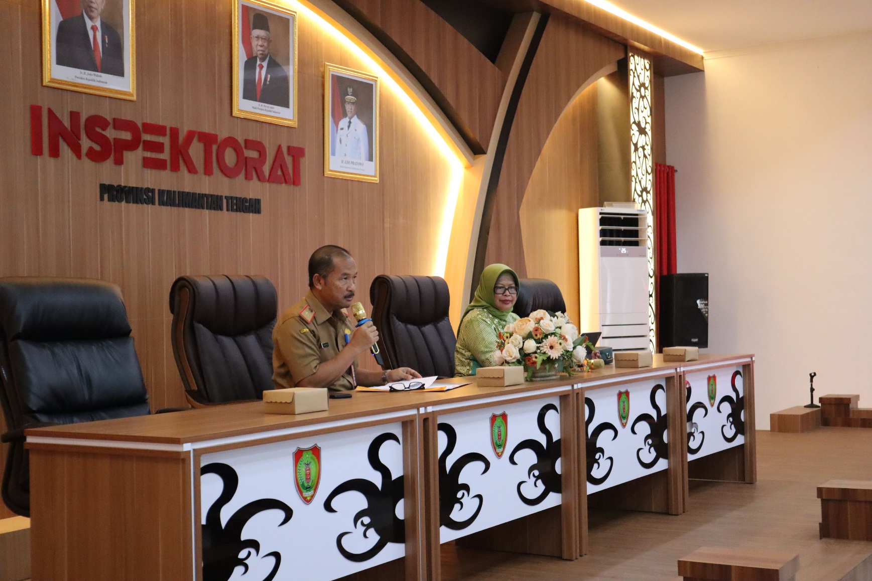 Inspektur Daerah Prov. Kalteng Saring Buka Entry Meeting Telaah Sejawat Eksternal