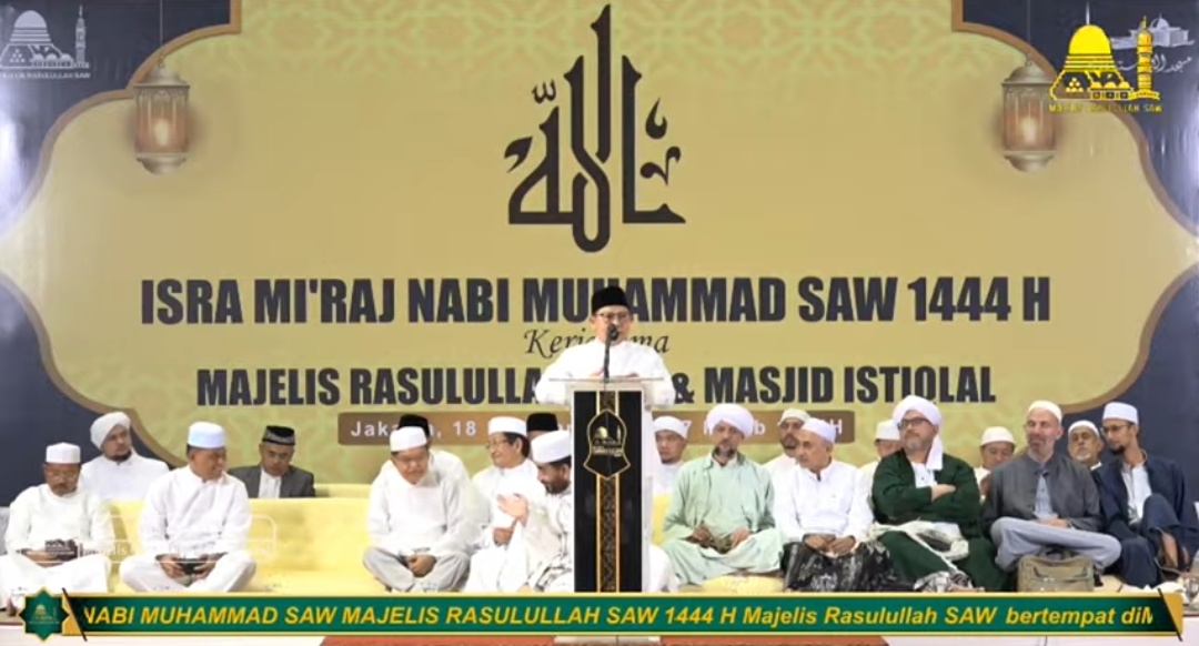 Sekda Prov. Kalteng Hadiri Peringatan Isra Miraj Nabi Muhammad SAW 1444 H