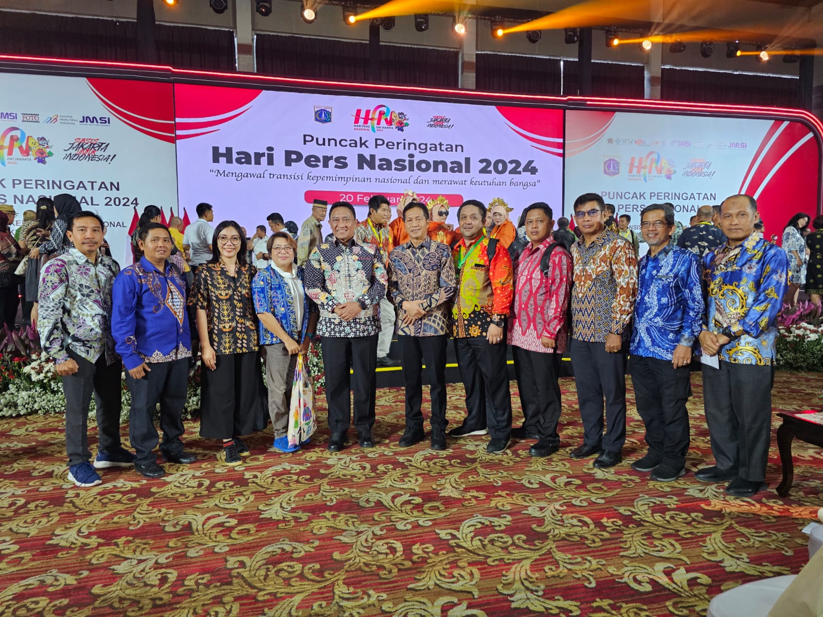 Wagub Kalteng  Edy Pratowo Hadiri Puncak Peringatan Hari Pers Nasional 2024