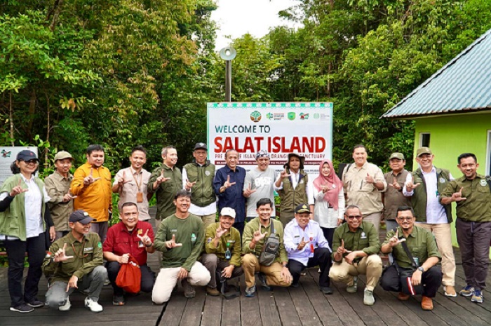 Kedatangan Menteri Kehutanan RI ke Kalteng Dalam Rangka Kunjungan ke Kawasan Konservasi Orangutan