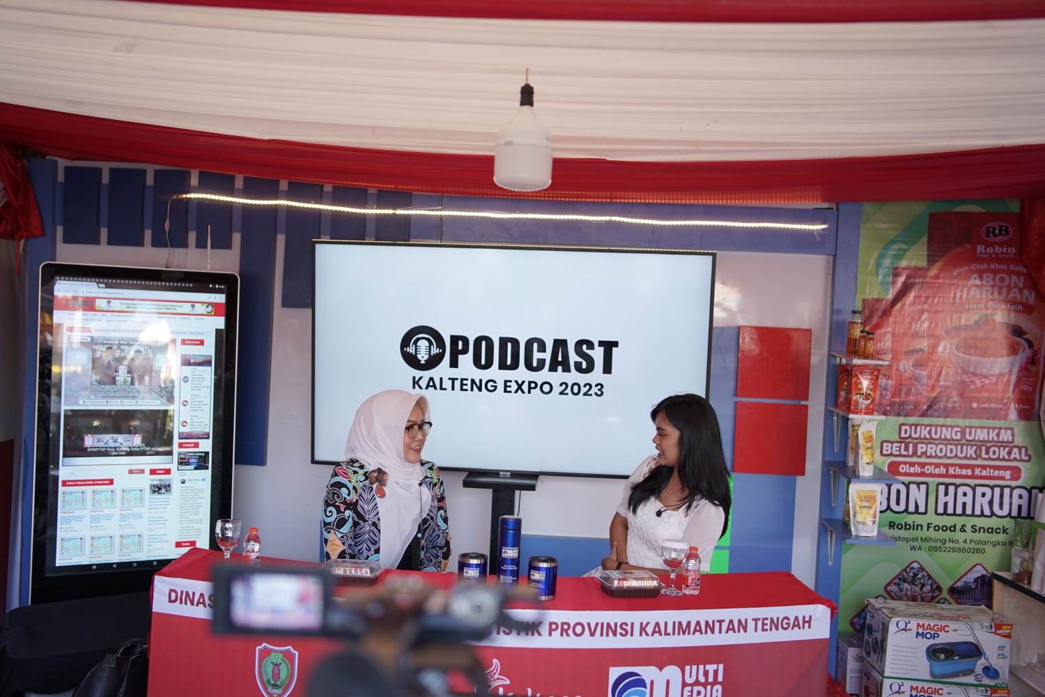 Kepala Disbudpar Prov. Kalteng Podcast Kalteng Expo Yang Bertajuk Potensi Industri Pariwisata Terhadap Pertumbuhan Ekonomi Kalteng