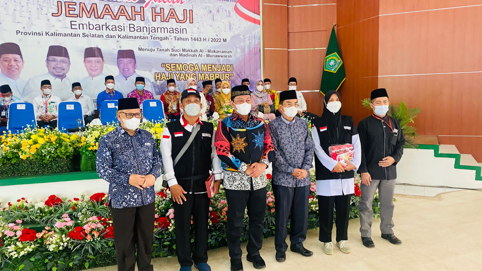 Pelepasan Keberangkatan Jemaah Calon Haji Prov. Kalteng Kloter 6