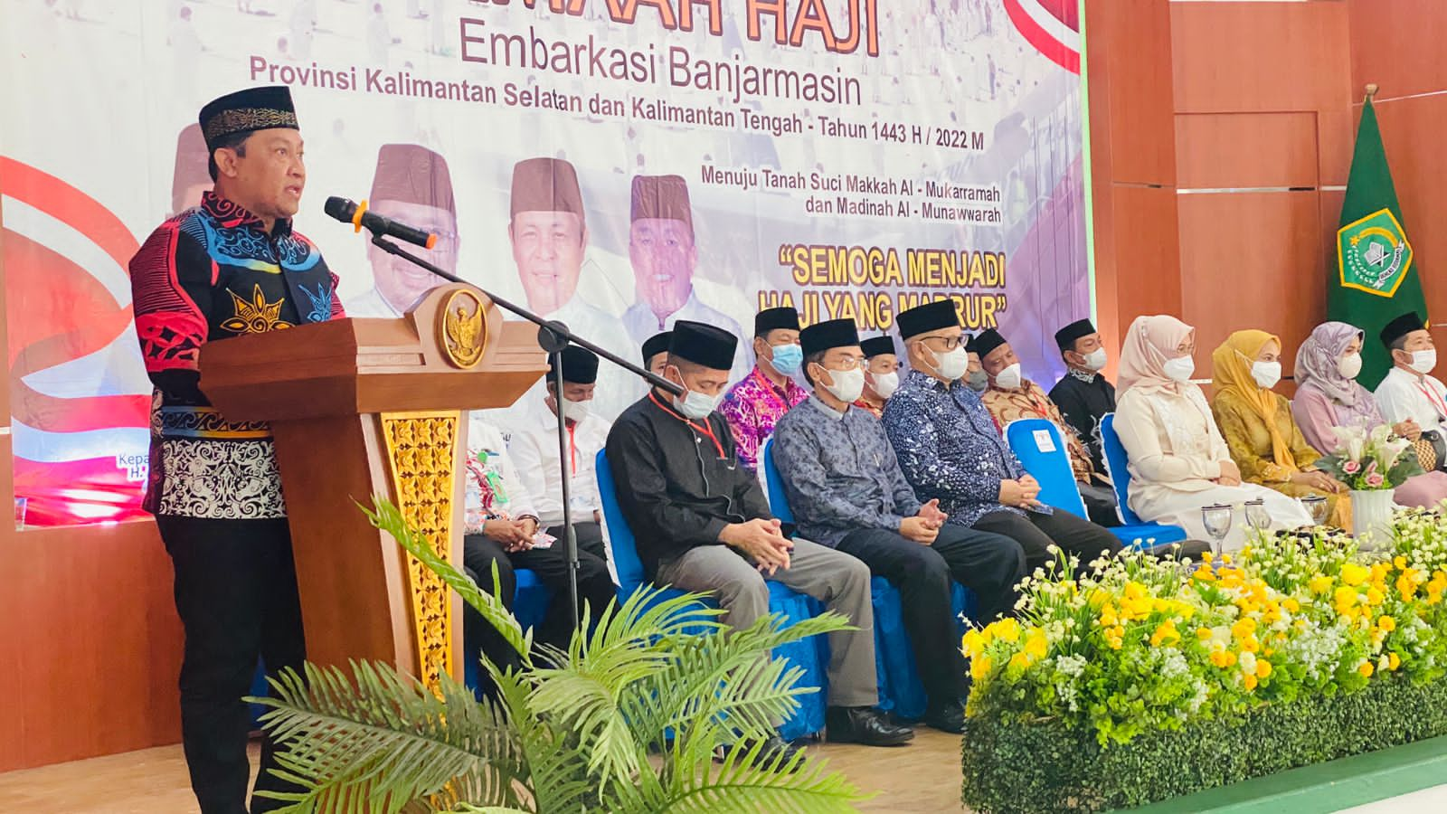 Pelepasan Keberangkatan Jemaah Calon Haji Prov. Kalteng Kloter 6