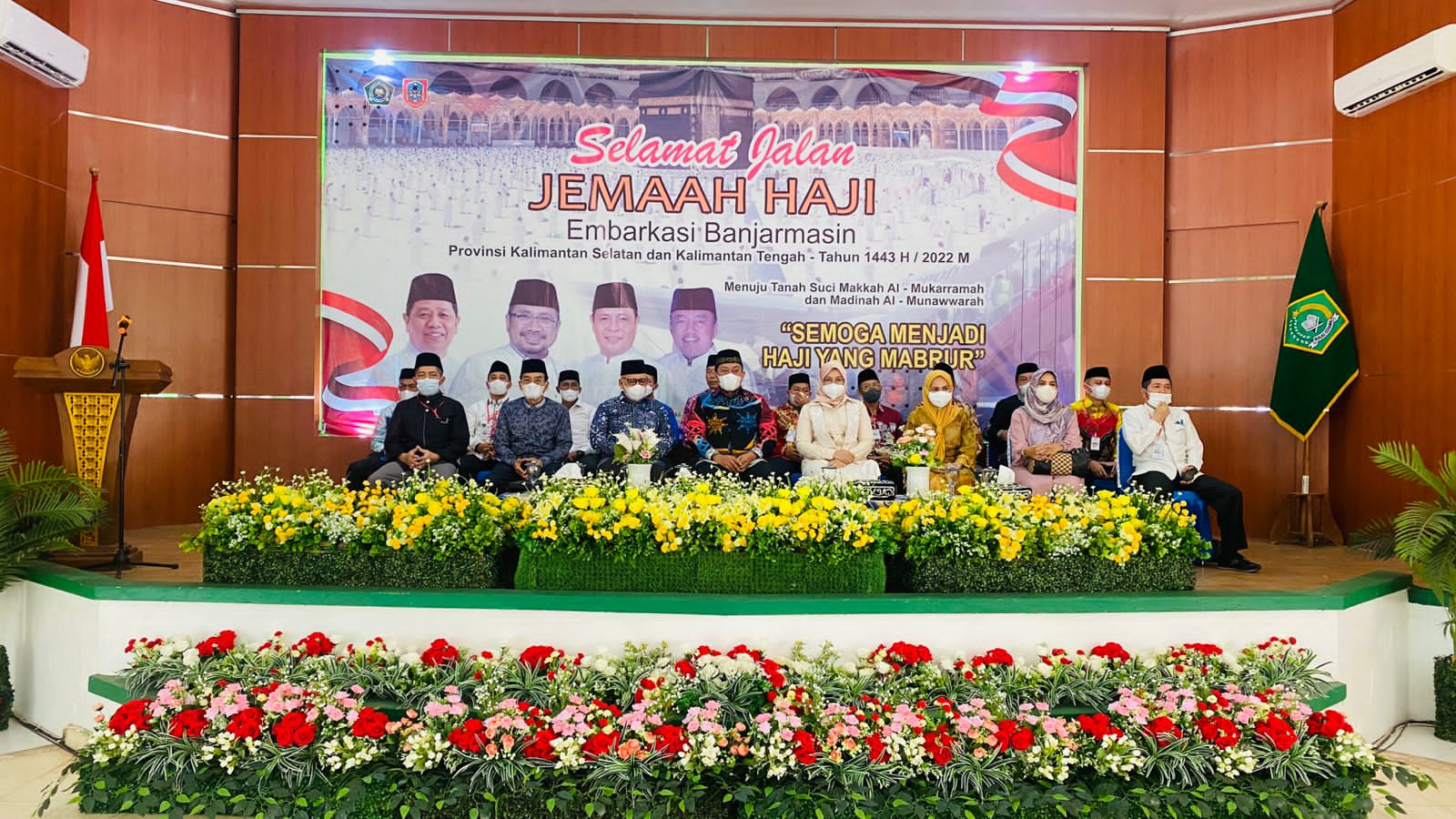 Pelepasan Keberangkatan Jemaah Calon Haji Prov. Kalteng Kloter 6