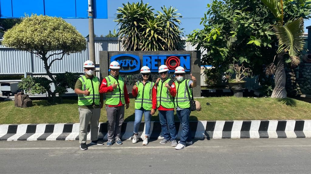 Dislutkan Prov. Kalteng Monitoring ke WIKA BETON