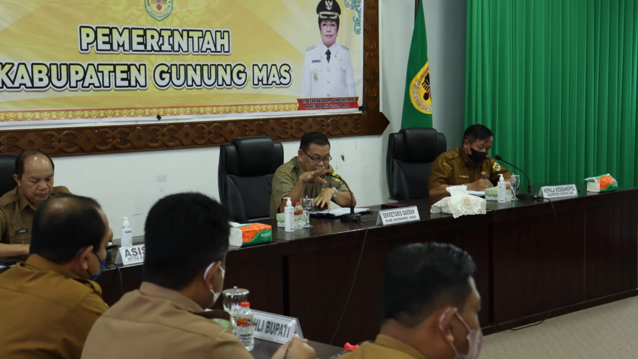 Rakor Mengenai Penyediaan Tempat Rehabilitasi Bagi Pengguna Narkotika Di Kab. Gumas