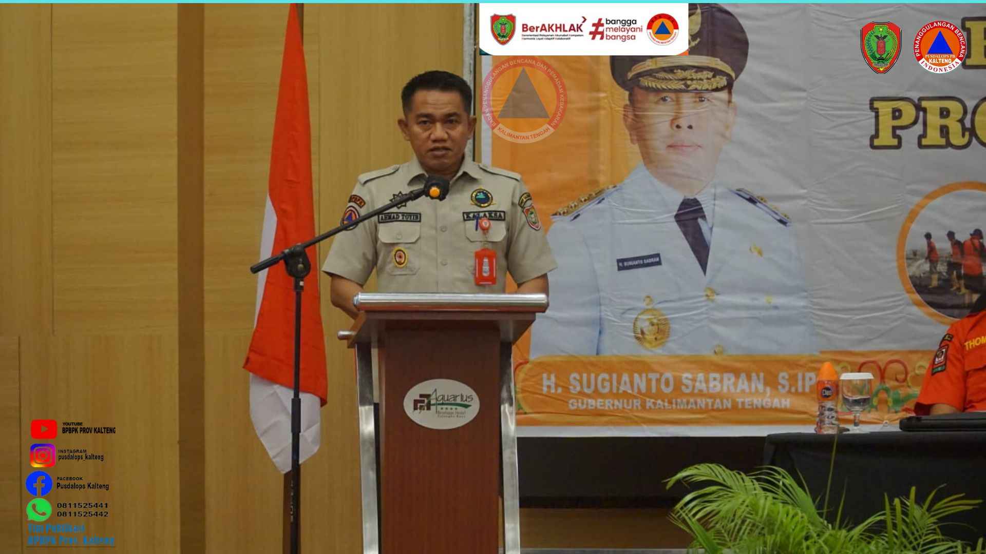 BPBPK Prov. Kalteng Gelar Rakor dan Evaluasi Pengendalian Karhutla Provinsi Kalteng Tahun 2024