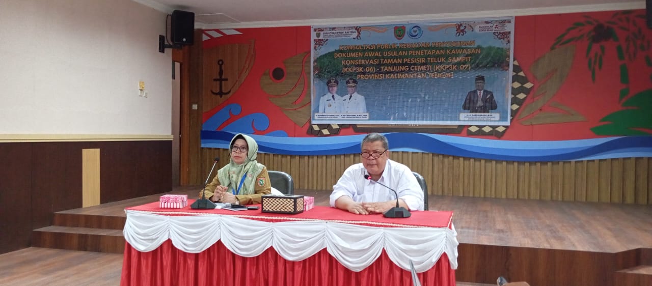 Dislutkan Prov. Kalteng Gelar Konsultasi Publik Penetapan Kawasan Konservasi Taman Pesisir Ujung Pandaran (KKP3K-06) - Tanjung Cemeti (KKP3K-07) Provinsi Kalteng