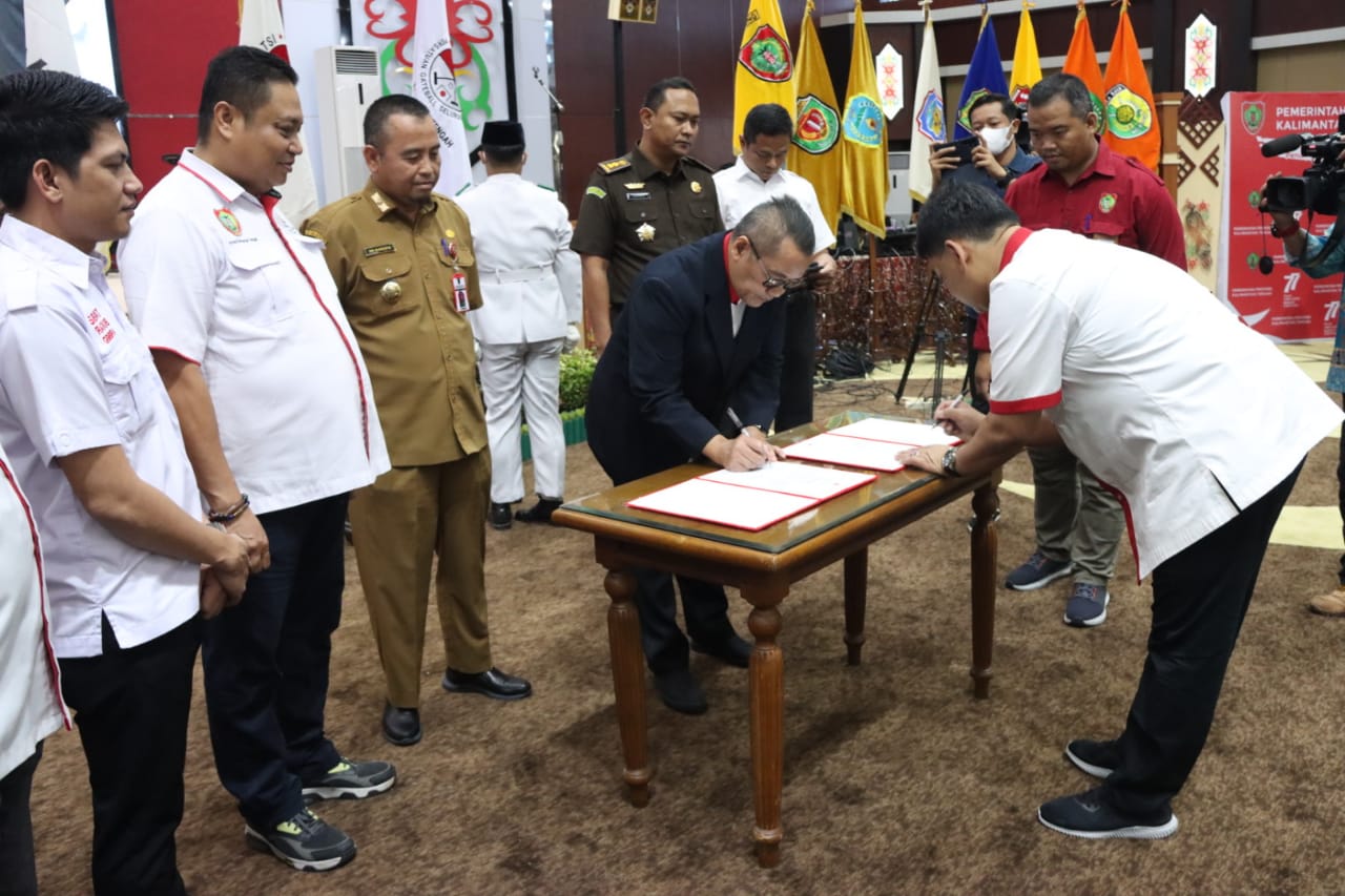 Asisten Adum Hadiri Pengukuhan dan Pelantikan Pengurus Provinsi Persatuan Gateball Seluruh Indonesia Kalteng Masa Bakti 2021-2025