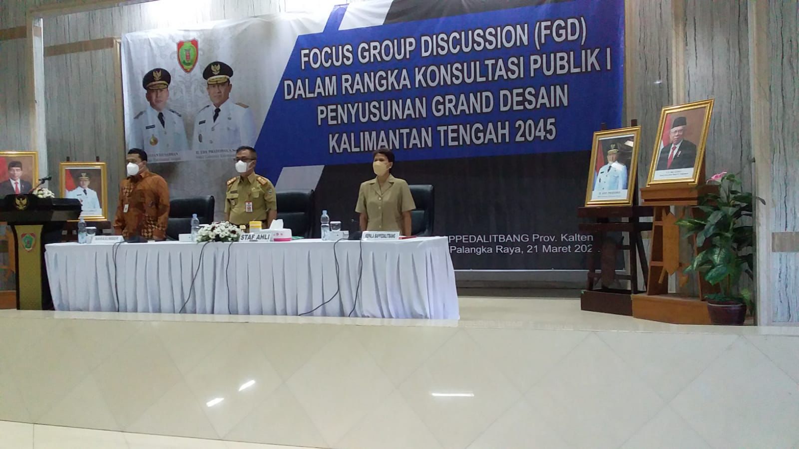 FGD Konsultasi Publik Tahap I Penyusunan Grand Design Kalteng Tahun 2045