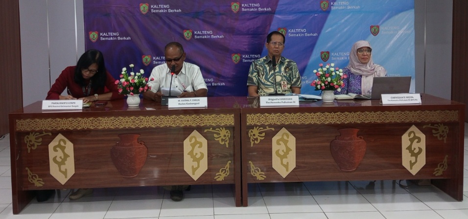 Badan Kesbangpol Prov. Kalteng Bekerja Sama dengan BPS Prov. Kalteng Gelar FGD IDI Prov. Kalteng