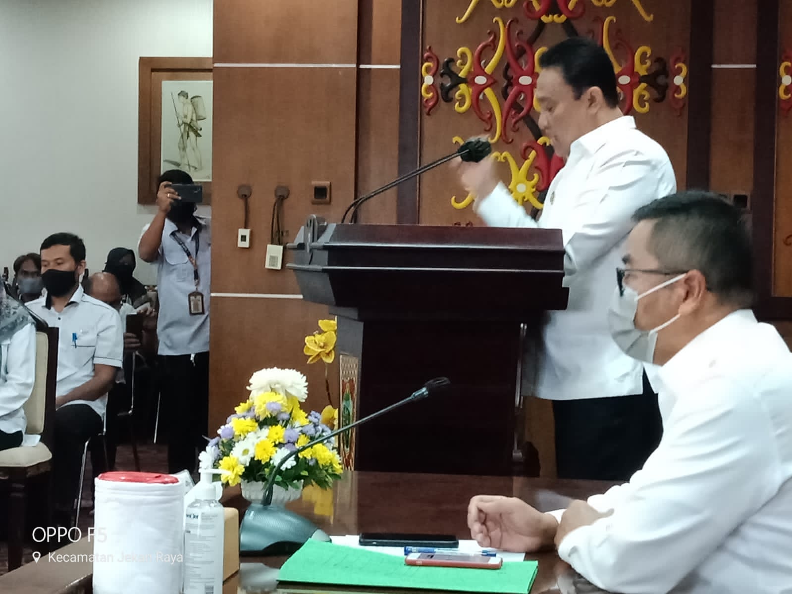Wagub Kalteng Pimpin Rapat TEPRA Triwulan I Tahun 2022