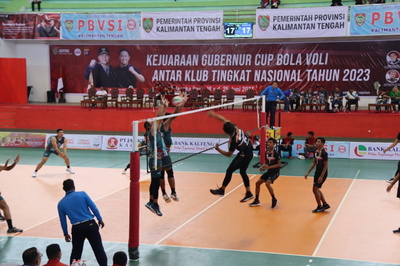 Peserta Tim Voli Kejuaraan Gubernur Cup Bola Voli Antar Klub Tingkat Nasional Memberi Pujian Terhadap GOR Indoor Serbaguna Palangka Raya