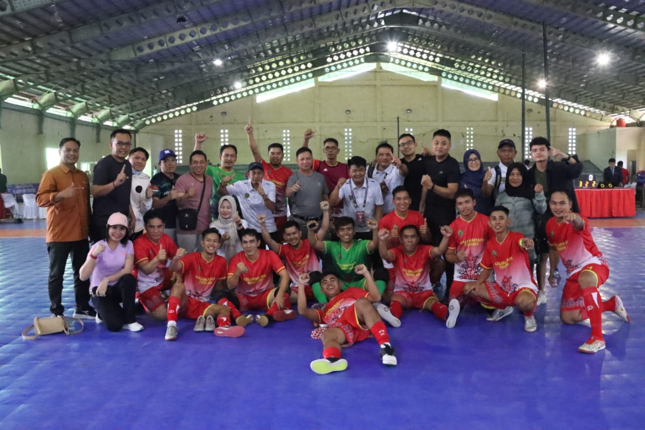 Berhasil Masuk Semifinal, Sahli Suhaemi Apresiasi Atlet Futsal Provinsi Kalteng yang Berlaga Pada PORNAS XVI KORPRI 2023