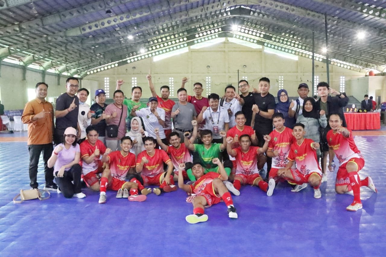 Atlet Futsal Kalteng Masih Ada Kesempatan Dapatkan Perunggu Pada PORNAS XVI KORPRI 2023