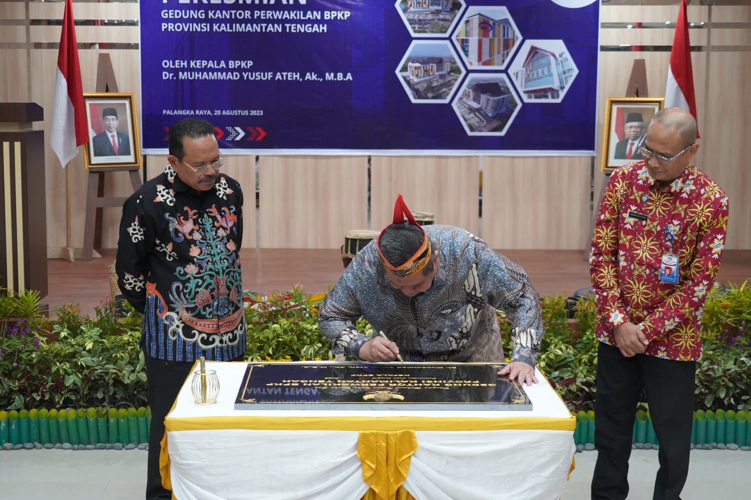 Sekda Nuryakin Hadiri Acara Peresmian Gedung Kantor Perwakilan BPKP Prov. Kalteng