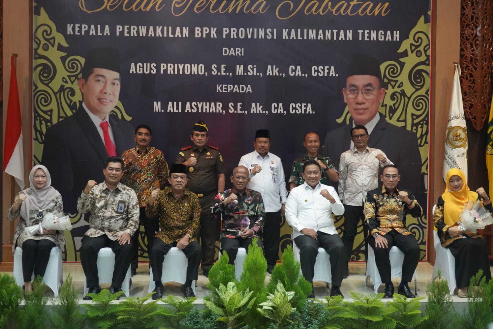 Wagub Kalteng Edy Pratowo Hadiri Serah Terima Jabatan Kepala Perwakilan BPK