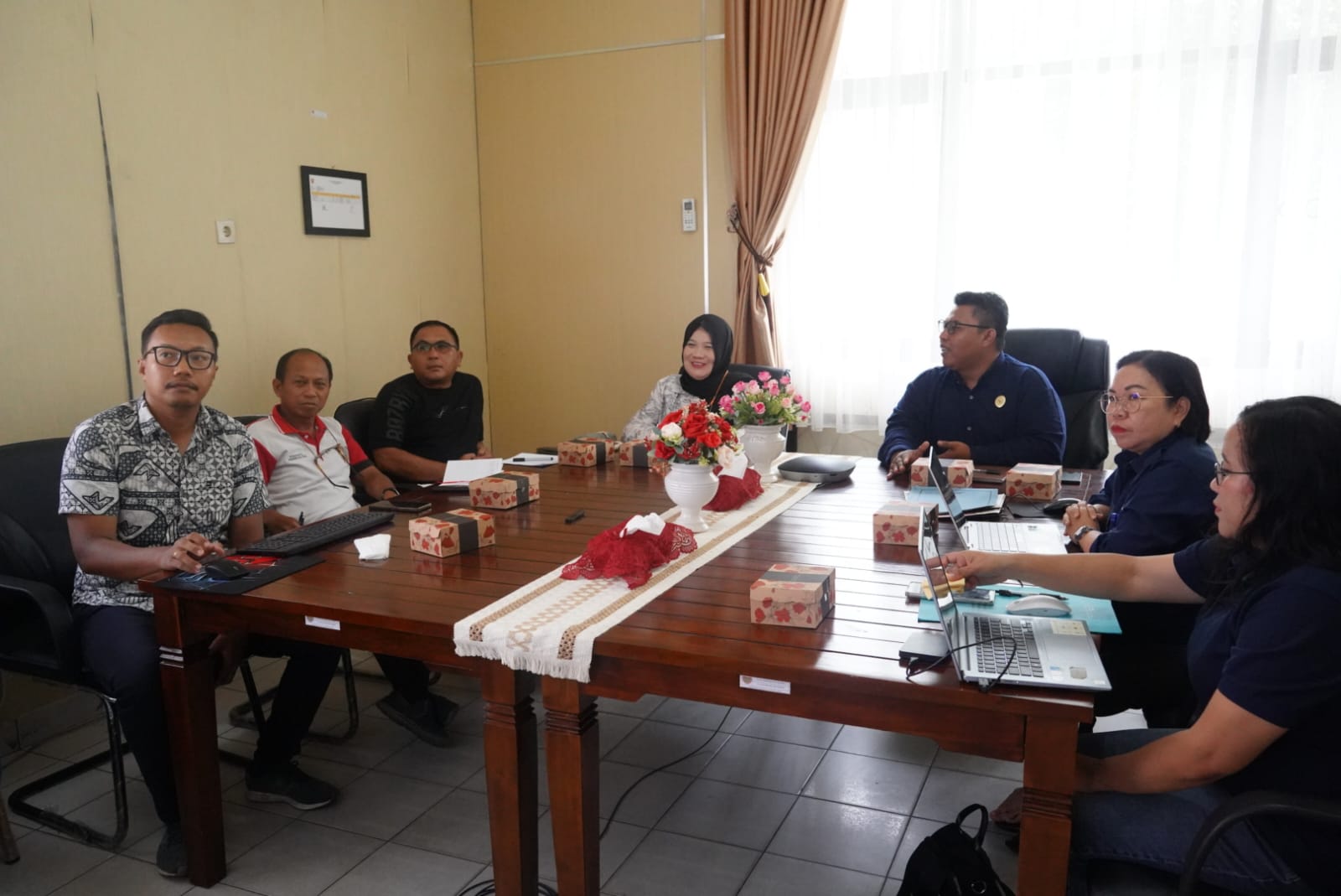 Kesbangpol Prov. Kalteng Terima Kunjungan Tim Visitasi Monev Keterbukaan Informasi Badan Publik