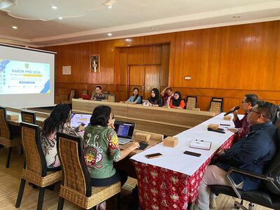 Komisi Informasi Prov. Kalteng Laksanakan Visitasi Monev Keterbukaan Informasi Publik Tahun 2024 di Dinas Dagperin Prov. Kalteng