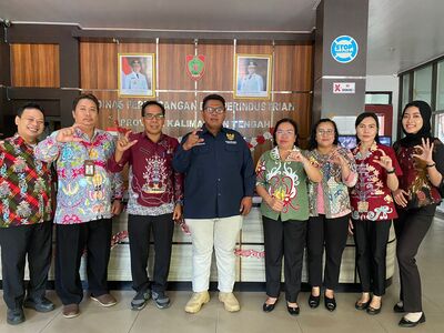 Komisi Informasi Prov. Kalteng Laksanakan Visitasi Monev Keterbukaan Informasi Publik Tahun 2024 di Dinas Dagperin Prov. Kalteng