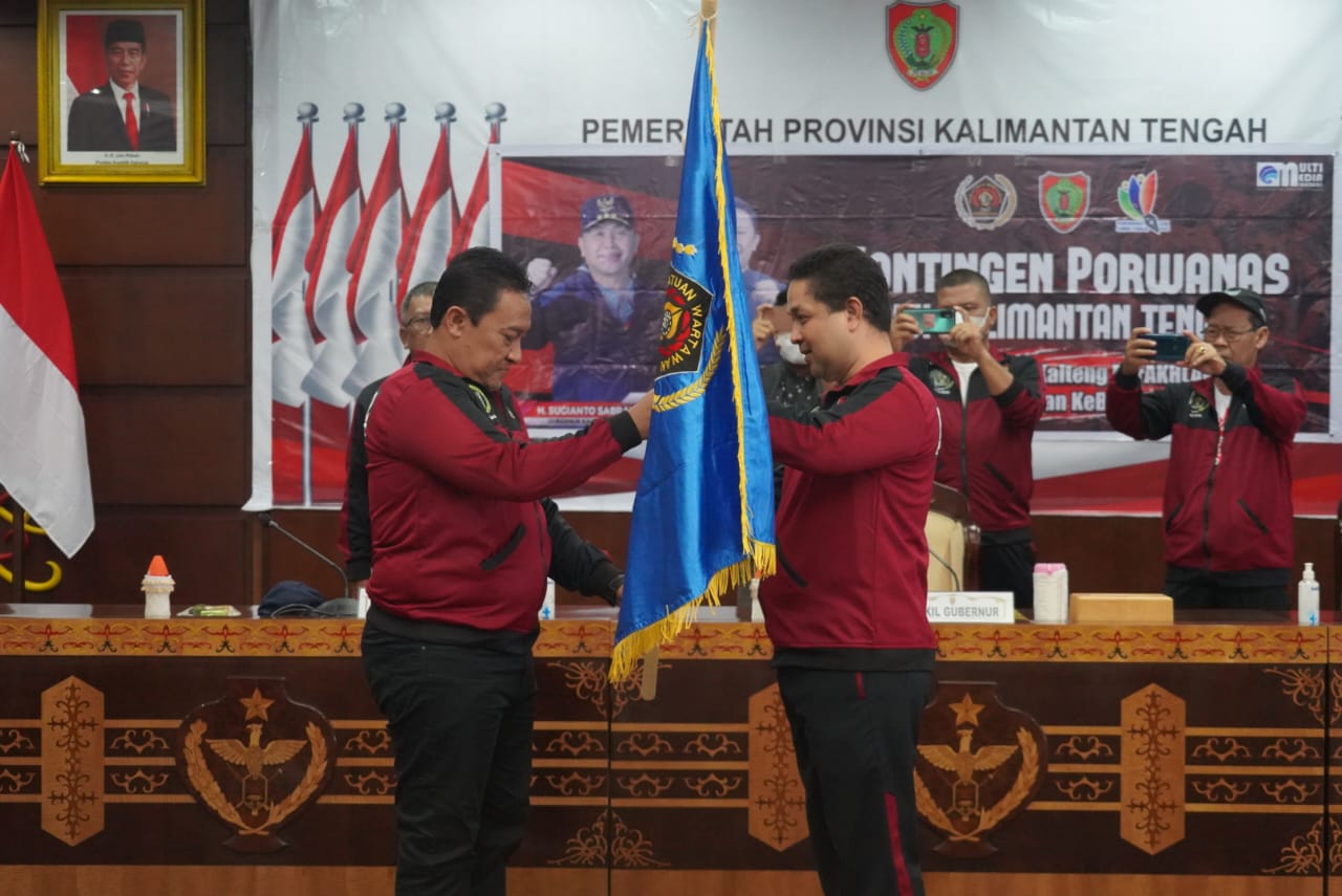 Wagub Kalteng Lepas Kontingen Atlet Wartawan Pada Pekan Olahraga Wartawan Nasional ke-XIII Tahun 2022