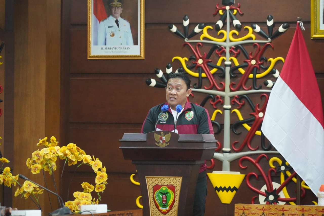 Wagub Kalteng Lepas Kontingen Atlet Wartawan Pada Pekan Olahraga Wartawan Nasional ke-XIII Tahun 2022