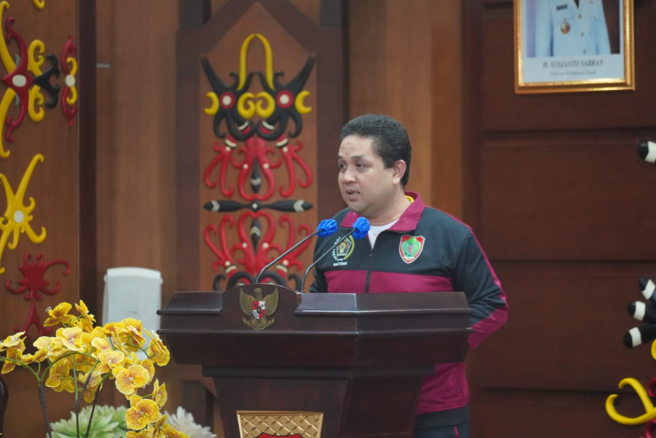 Wagub Kalteng Lepas Kontingen Atlet Wartawan Pada Pekan Olahraga Wartawan Nasional ke-XIII Tahun 2022