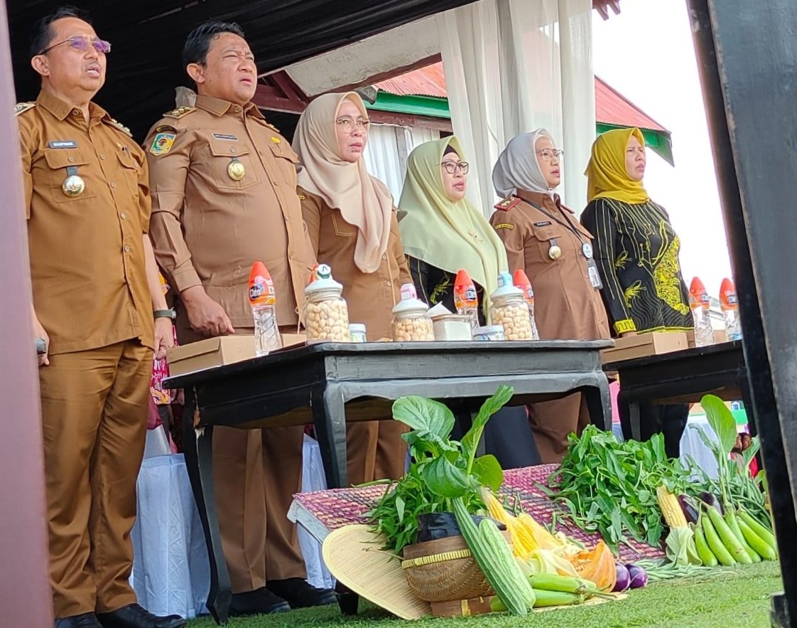 Kepala Dinas TPHP Prov Kalteng Sampaikan Laporan Pelaksanaan Pekan Daerah Tani-Nelayan Andalan XIII