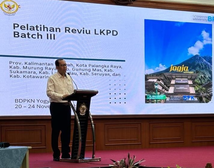 Inspektorat Daerah Prov. Kalteng Ikuti Diklat Reviu Atas Laporan Keuangan Pemerintah Daerah