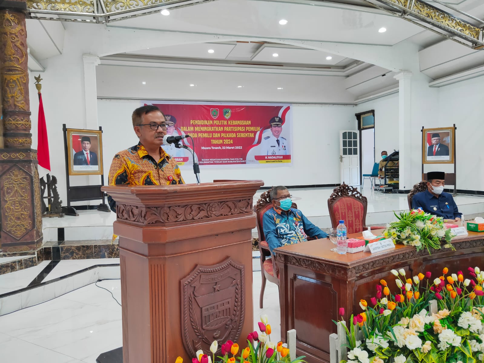 Pembukaan Kegiatan Pendidikan Politik Kebangsaan Di Kab. Barito Utara