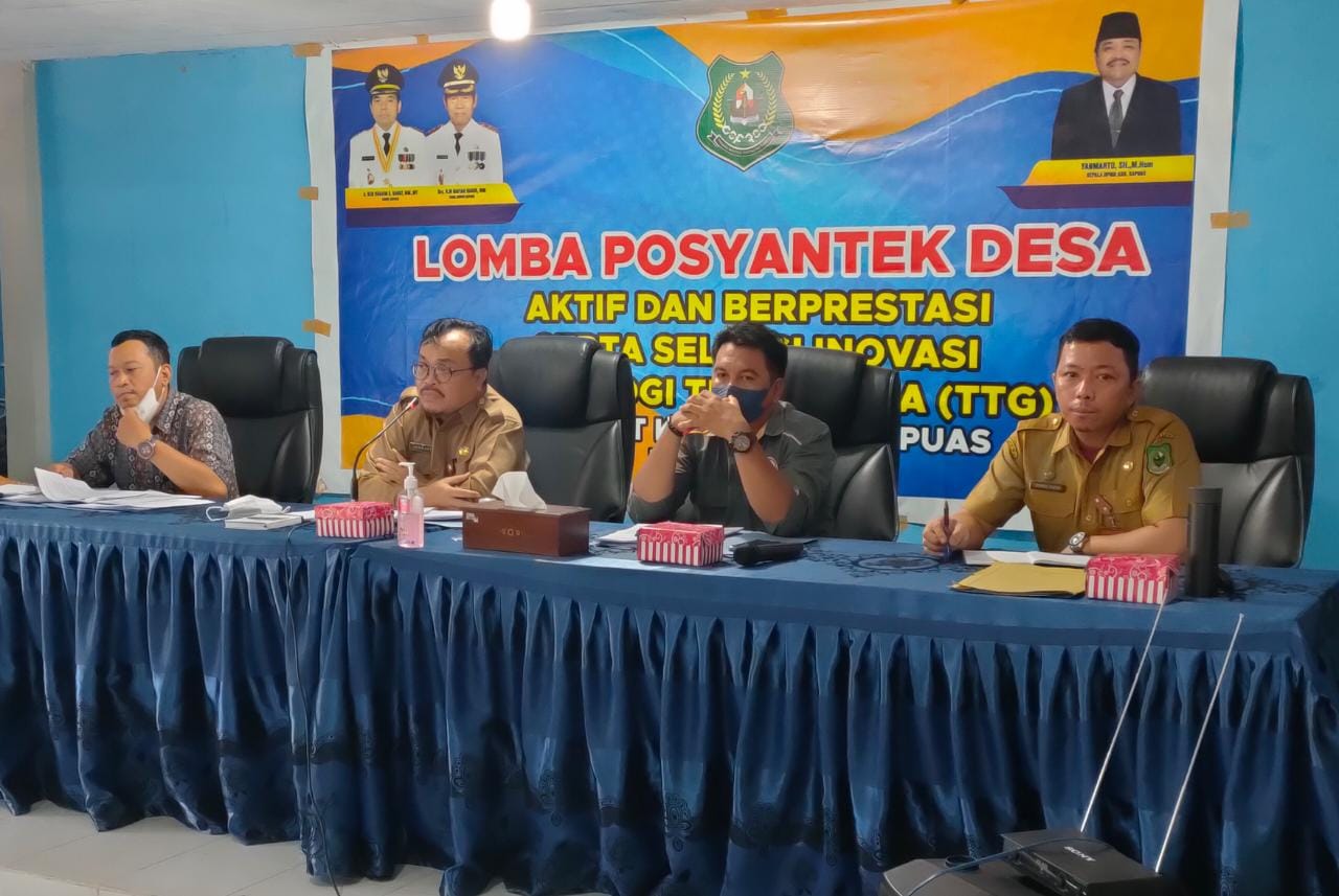 Pemkab Kapuas Gelar Lomba Posyantek Desa Aktif Dan Berprestasi