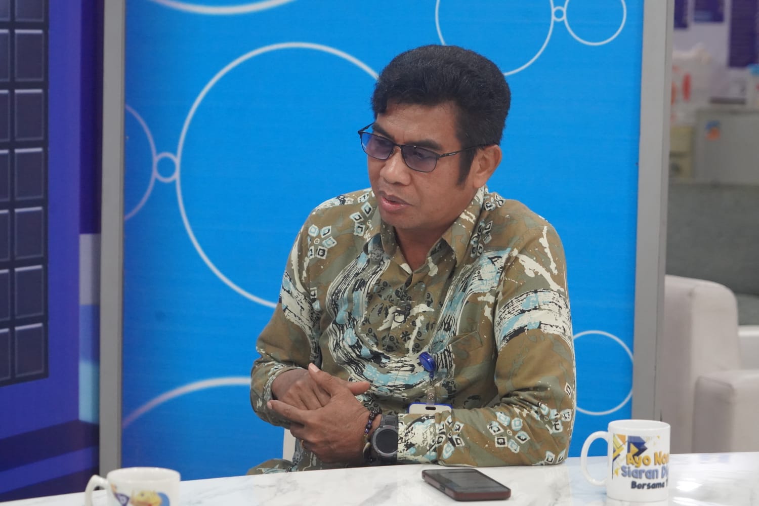 Kepala BPSDM Kominfo RI Hary Budiarto Bersama Kepala Diskominfosantik Kalteng Agus Siswadi Jadi Narasumber Pada Dialog Interaktif Kalteng Bicara