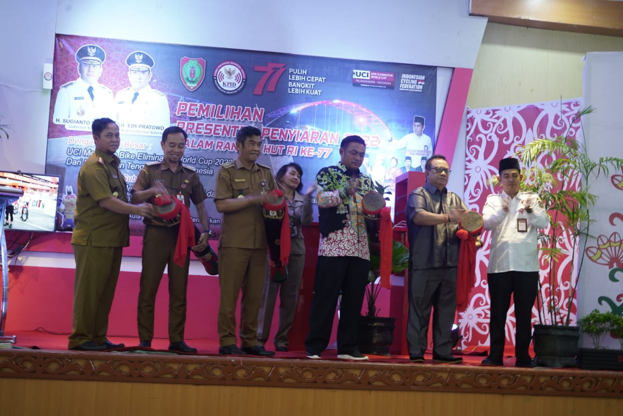 Kadis Kominfosantik Prov. Kalteng Agus Siswadi Buka Lomba Presenter Penyiaran, Lomba Melukis dan Vector Tahun 2022
