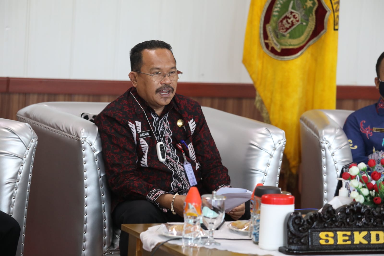 Pj. Sekda H. Nuryakin Hadiri Rapat Evaluasi RPJMD Prov Kalteng Tahun 2021-2026