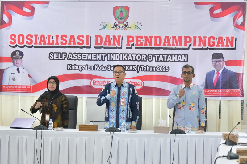 Kepala Bappedalitbang Leonard S. Ampung Buka Sosialisasi dan Pendampingan Self Assesment Indikator 9 Tatanan KKS