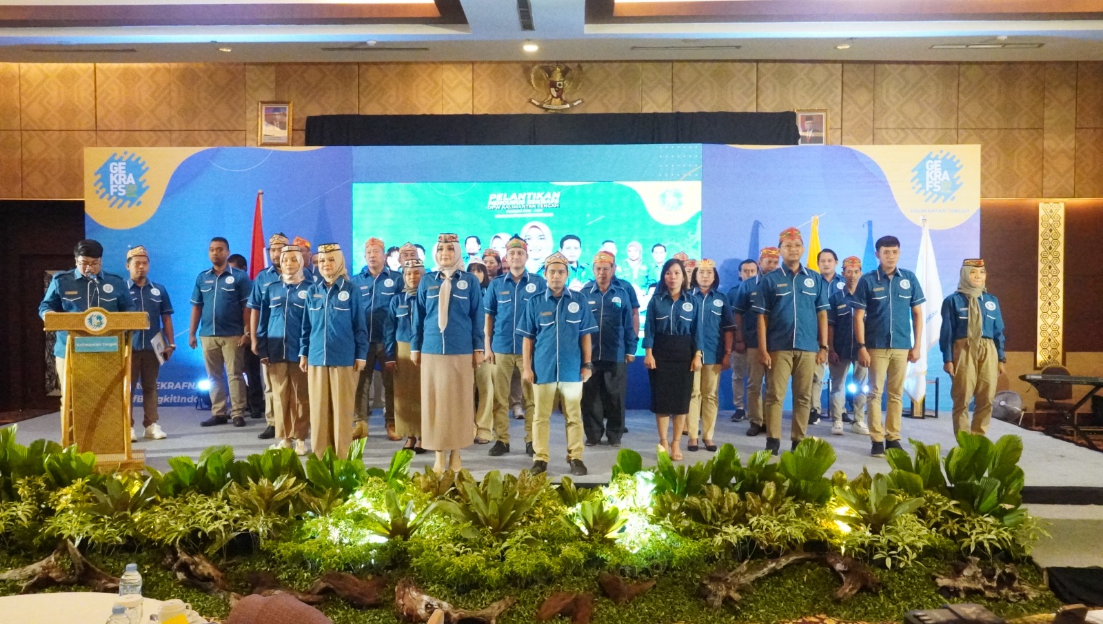 Asisten Ekbang Leonard S Ampung : Kami Mengajak Pengurus GEKRAFS Untuk Memperkuat Komitmen, Sinergi dan Kolaborasi