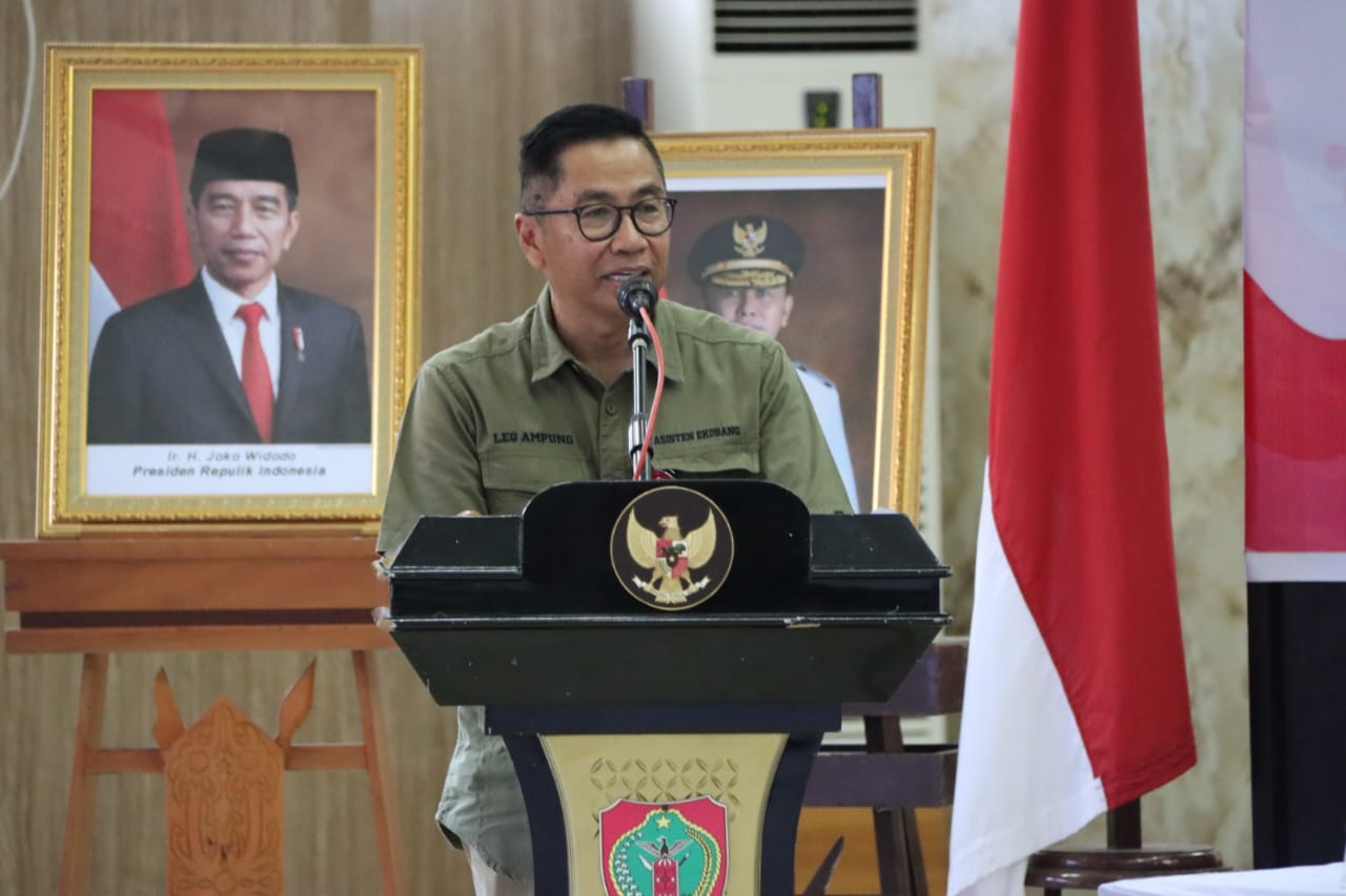 Asisten Ekbang Setda Prov. Kalteng Buka Secara Resmi Coaching Clinic 6 Implementasi Strategi SSK Program PPSP Kabupaten Barito Timur dan Murung Raya