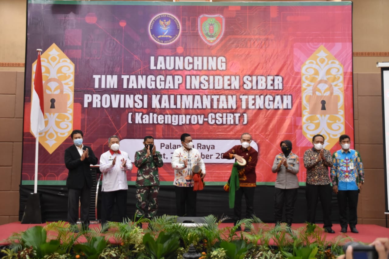 Wagub Kalteng Launching Tim Tanggap Insiden Siber KaltengProv-CSIRT