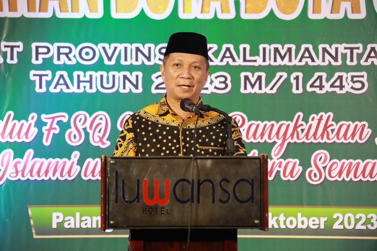 Sahli Suhaemi Buka Festival Seni Qasidah X Tingkat Provinsi Kalteng